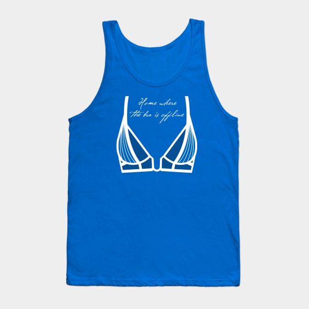 No Bra Club Tank Top by CatCoconut-Art